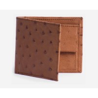 Men's bifold wallet in Brandy