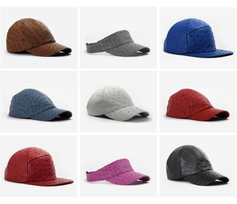 The Struzzu Trailblazer headwear collection of 2022. The collection consists of 6 styles including: a baseball cap, sports visor, flat cap, dad cap, horizon cap and a low profile cap.